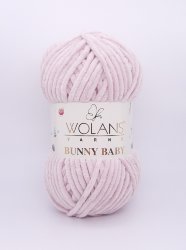 Пряжа Wolans Bunny Baby 100-24 розово-бежевый