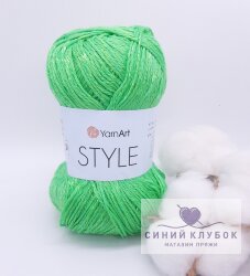 Пряжа Yarnart Style 663 салатовый