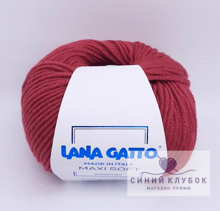 Пряжа Lana Gatto Maxi Soft 14592 ягодный щербет