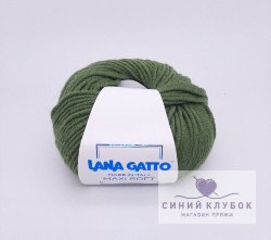 Пряжа Lana Gatto Maxi Soft 13278 темно-зеленый