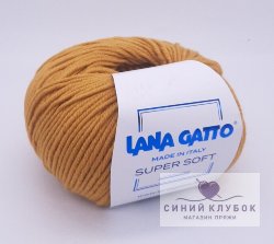 Пряжа Lans Gatto Super Soft 14468 горчичный
