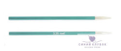 Укороченные съемные спицы KnitPro Zing 3,25 мм