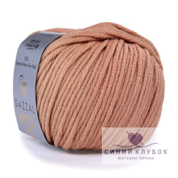 Пряжа Gazzal Wool 90 3654 кофейная пенка