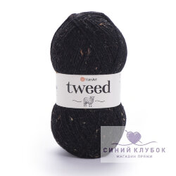 Пряжа YarnArt Tweed 228 черный