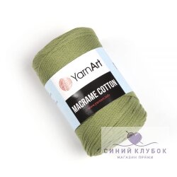Пряжа YarnArt Macrame Cotton 787 олива