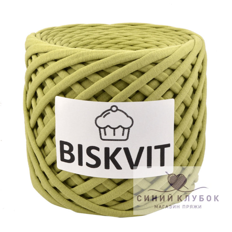 Трикотажная пряжа Biskvit  Олива