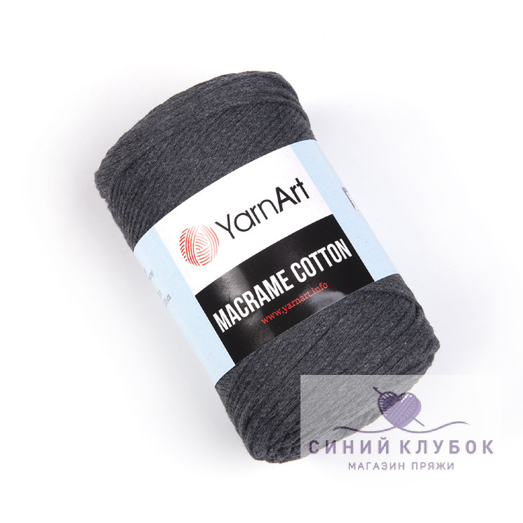 Пряжа YarnArt Macrame Cotton 758 графит
